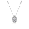 Diamond Pear Pendant Necklace - Necklaces - Leviev Diamonds