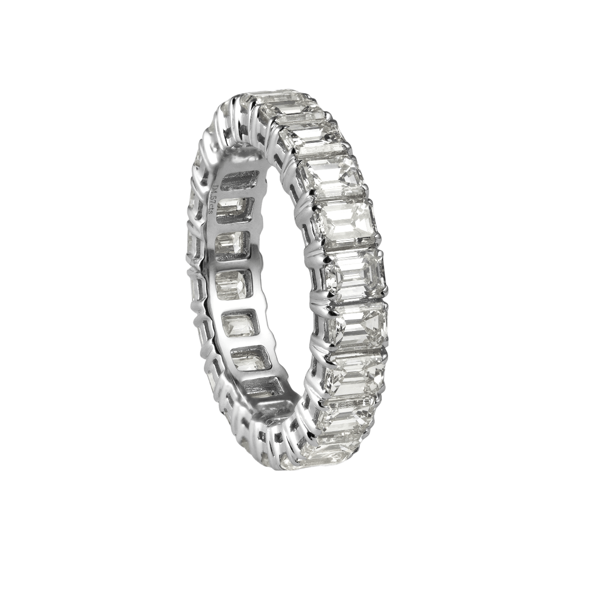 Emerald Cut Diamond Eternity Band, 0.20 CT Each - Rings - Leviev Diamonds