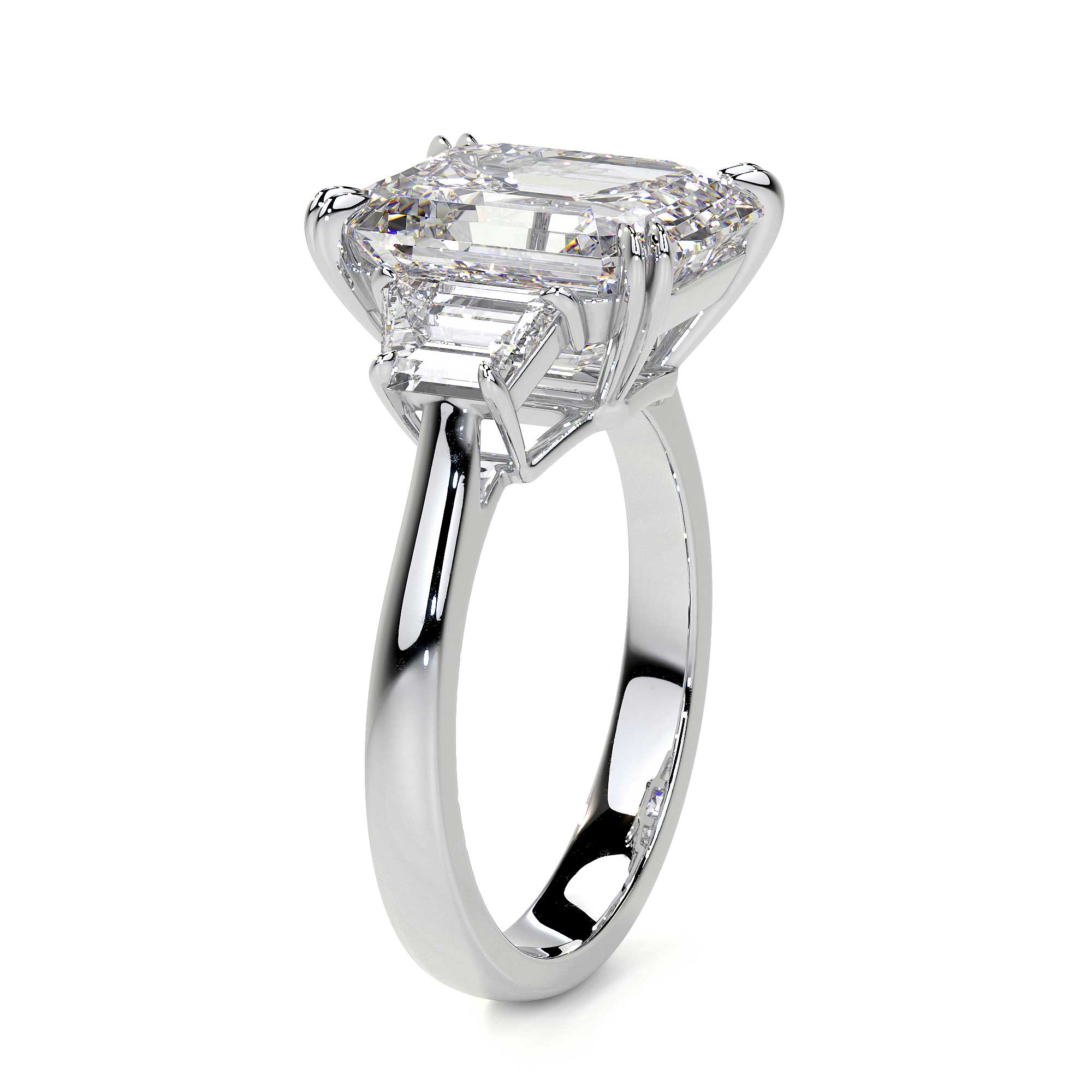 Emerald Cut Diamond Ring, 7 CT - Rings - Leviev Diamonds