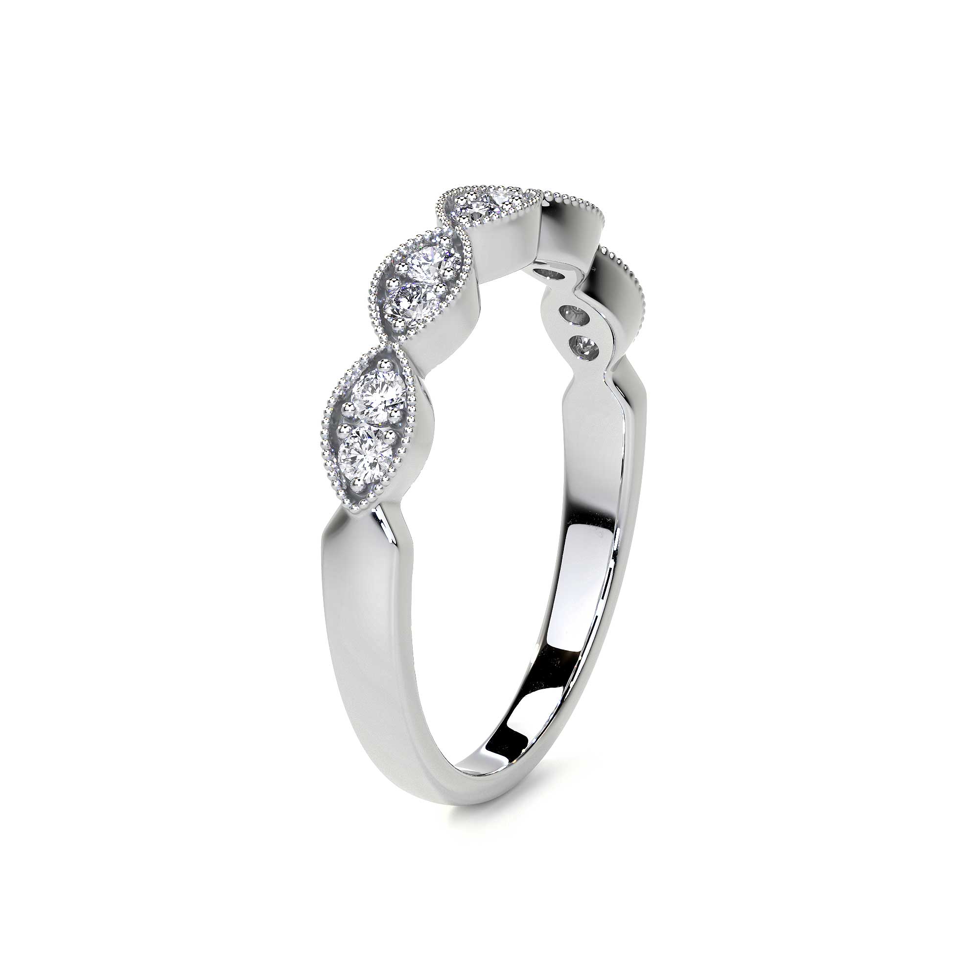 Oval Stackable Ring - Rings - Leviev Diamonds