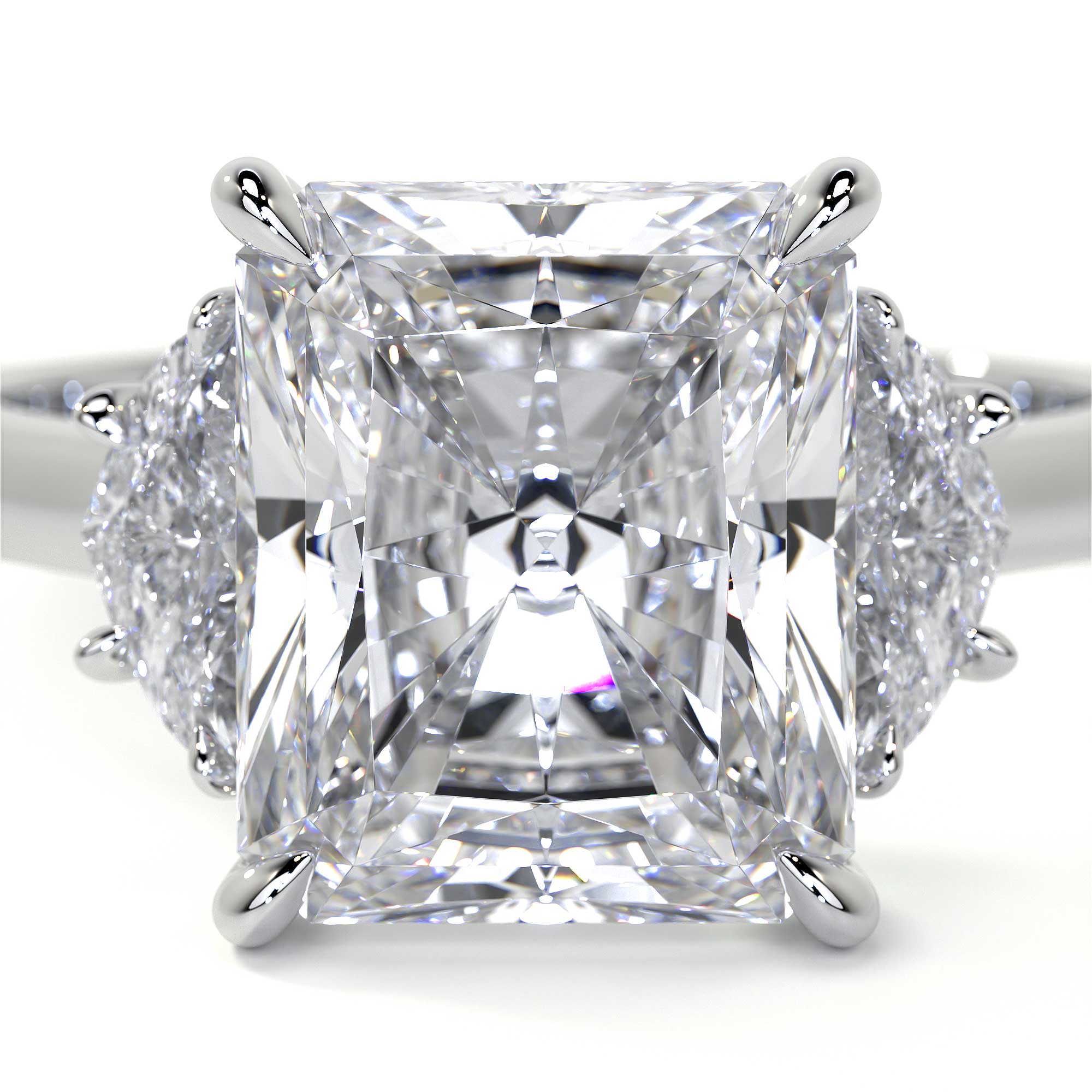 Radiant Cut Diamond Ring, 4 CT - Rings - Leviev Diamonds