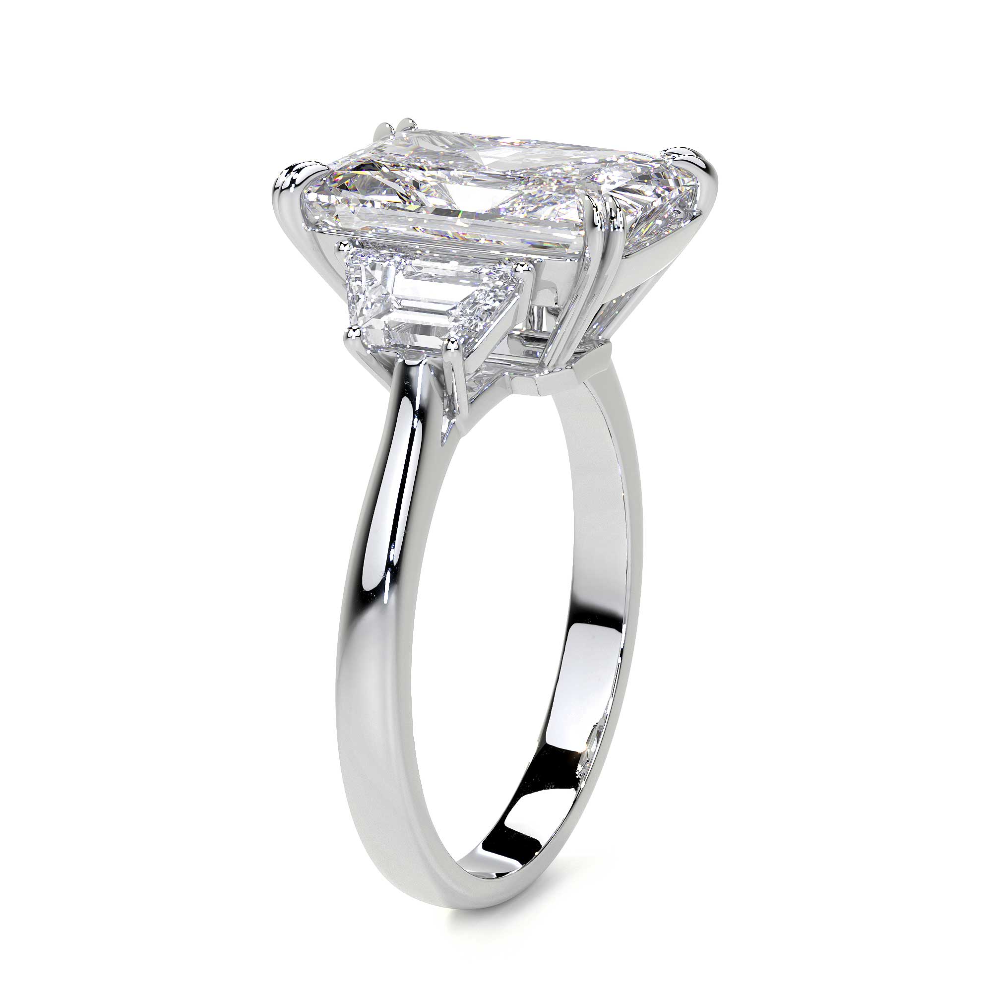 Radiant Cut Engagement Ring with Halo – Hamra Jewelers