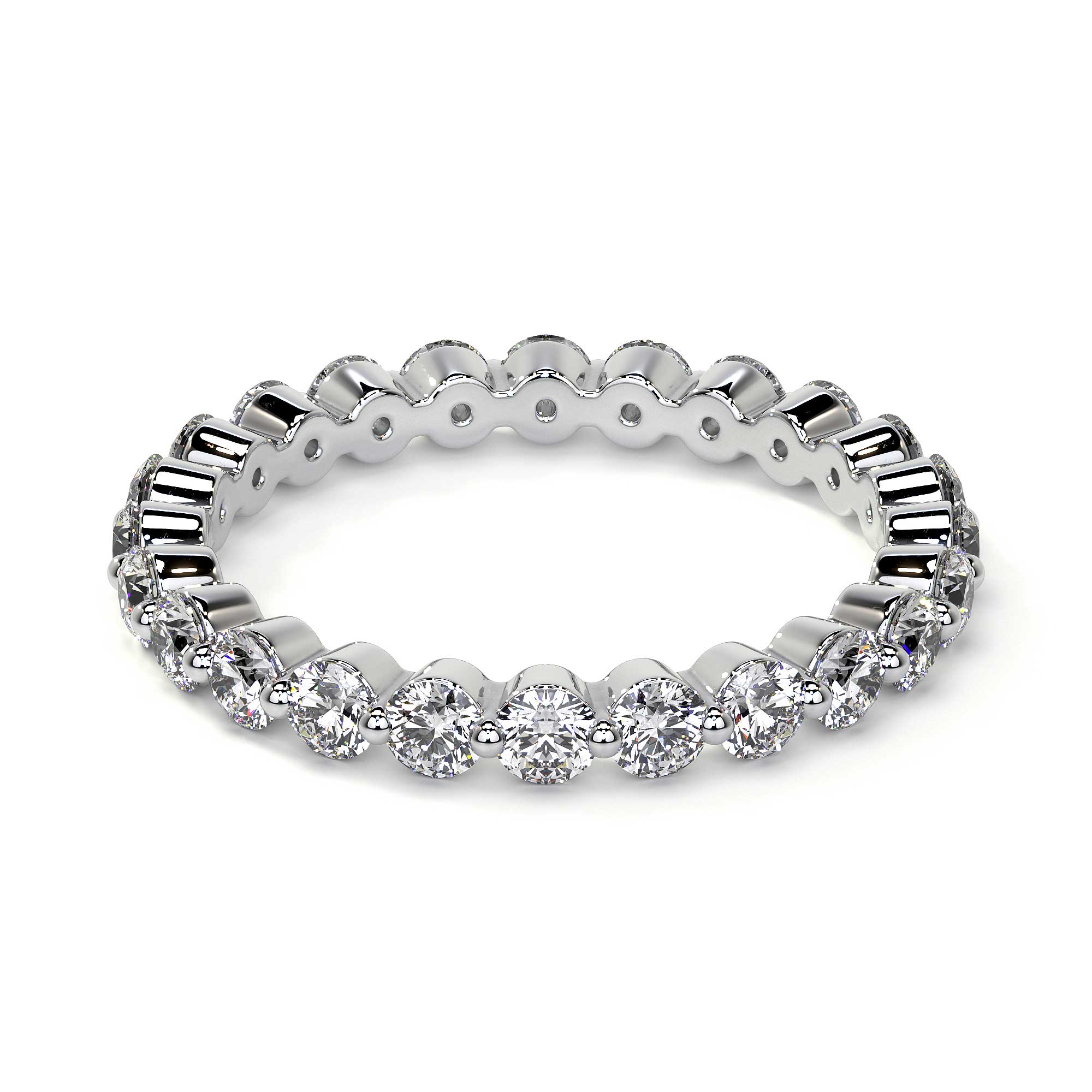 Round Stackable Diamong Ring - Rings - Leviev Diamonds