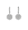 Snowflake Cluster Diamond Drop Earrings - Earrings - Leviev Diamonds