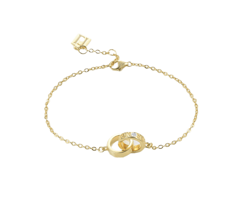 Gold Charm Bracelet Stock Photo - Download Image Now - Charm