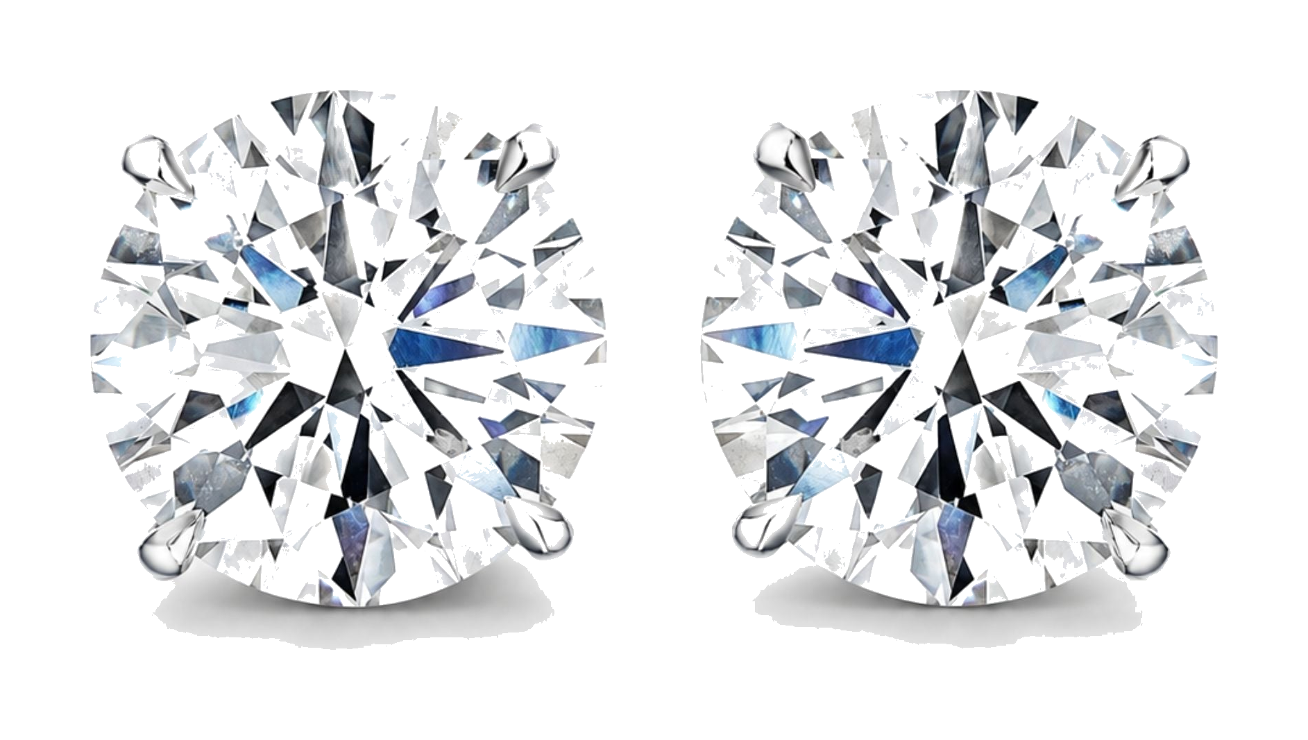 Livia 12.20 Carat Diamond Stud Earring in Platinum
